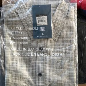 White Sierra Point Reyes Plaid Short Sleeve Shirt